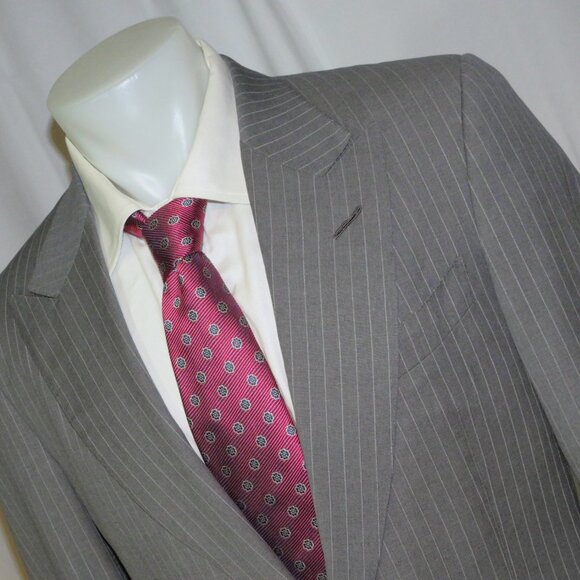 Tom Ford Shelton Gray Stripe Current Two Button Suit 40R - Picture 5 of 16